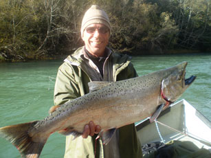 Kevin with Nice Chinook