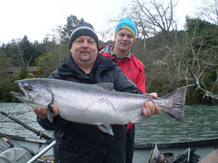 Mark's first Salmon