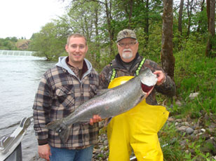 Jack and Jared with a nice Chinook