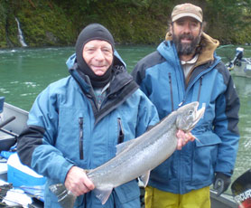 Vic and Mike on the Elk River